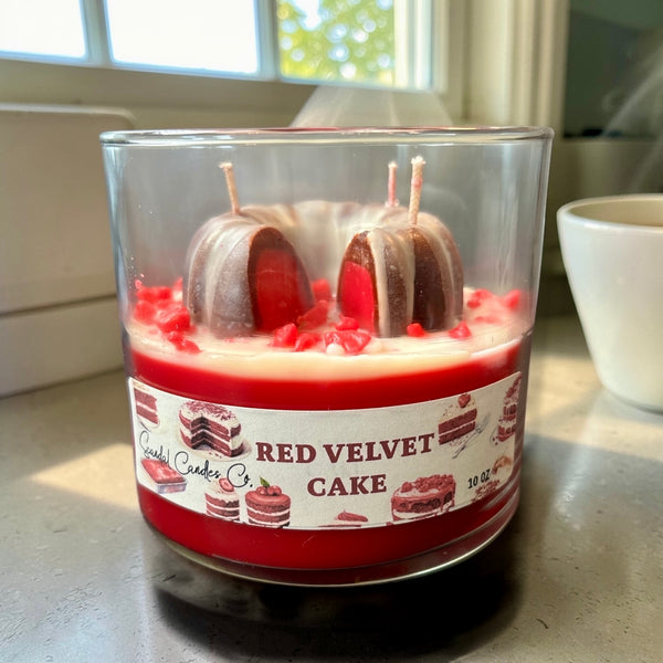 Red Velvet Bundt Cake Candle