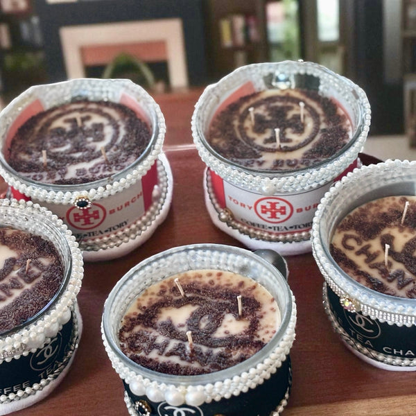Designer Inspired Custom Coffee Candles