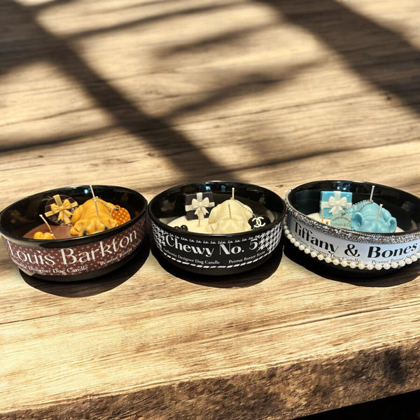 Dog's Life Designer Bowl Candles