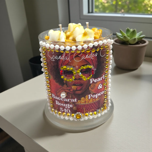 Glam Popcorn Candles