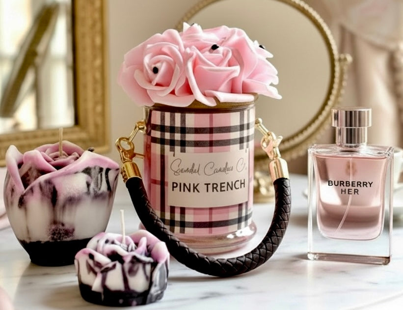 Pink Trench Glam Candle