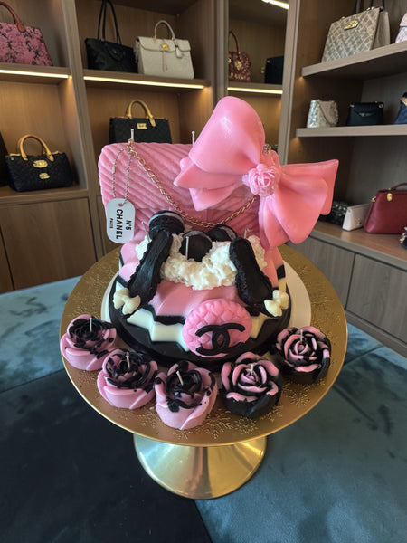 Designer Inspired Decor Cake Candle - Bundt Cake