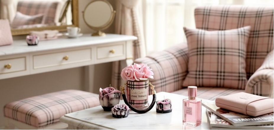 Pink Trench Glam Candle