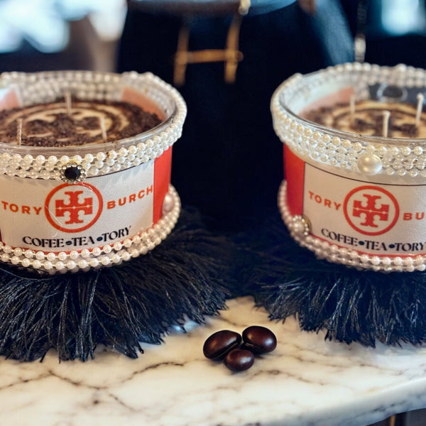 Designer Inspired Custom Coffee Candles
