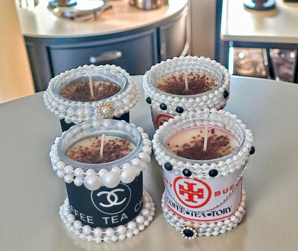 Designer Inspired Custom Coffee Candles