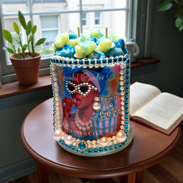 Glam Popcorn Candles
