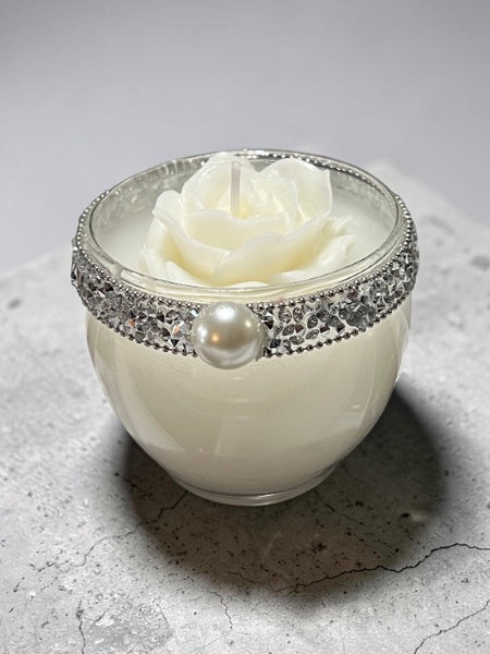 Pearl & Rhinestone Mini Votives