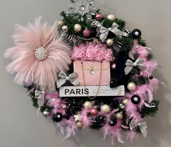 Springtime in Paris Designer Wreath