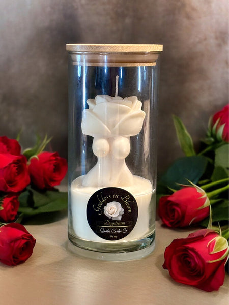 Goddess in Bloom Jar Candle