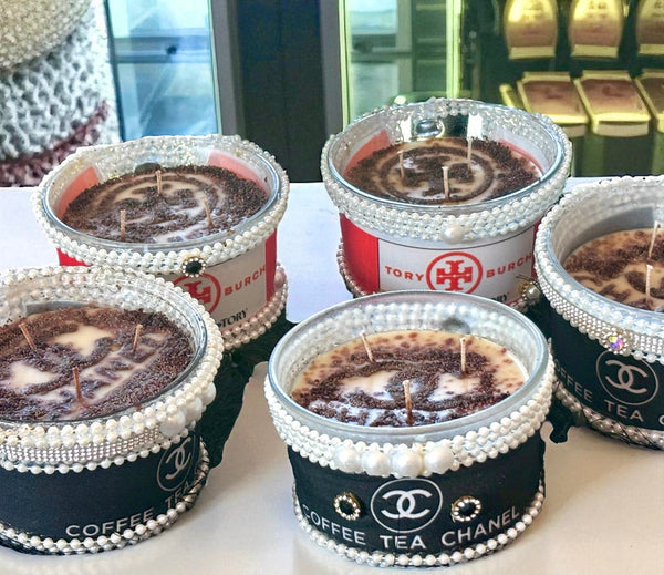 Designer Inspired Custom Coffee Candles