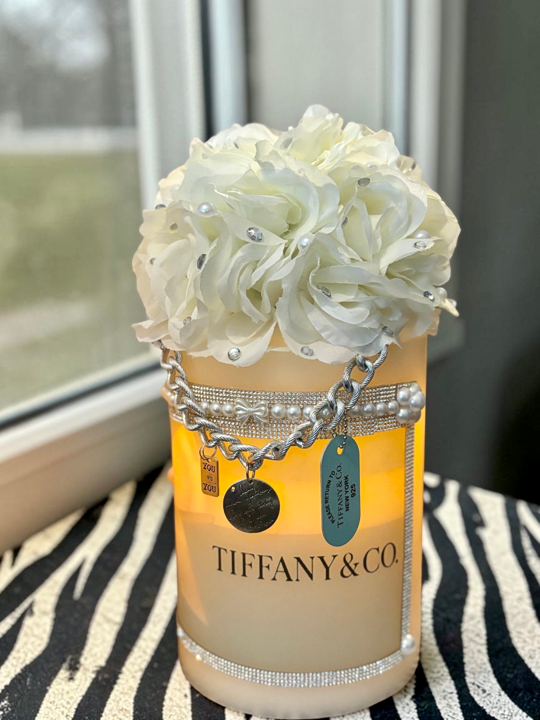 Large Custom Designer LED Candle