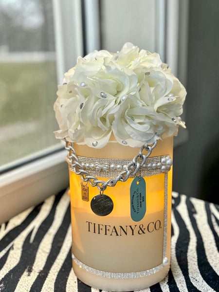 Large Custom Designer LED Candle