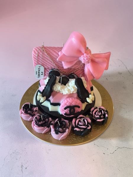 Designer Inspired Decor Cake Candle - Bundt Cake