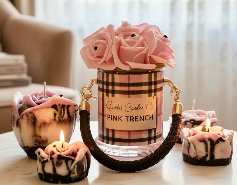 Pink Trench Glam Candle