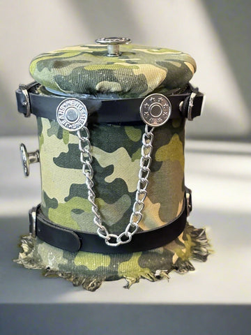 Exclusive!  Denim Camouflage Keepsake Candle