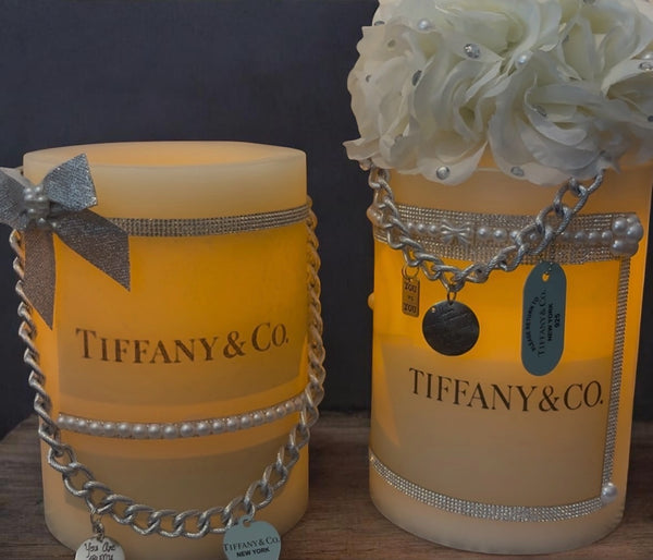 Large Custom Designer LED Candle