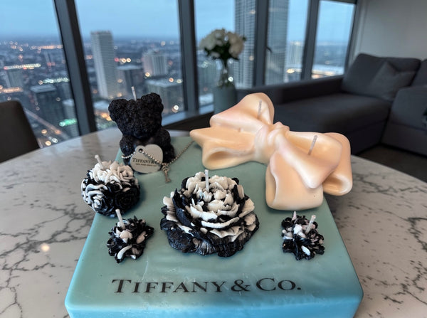 8" Tiffany Cake Candle