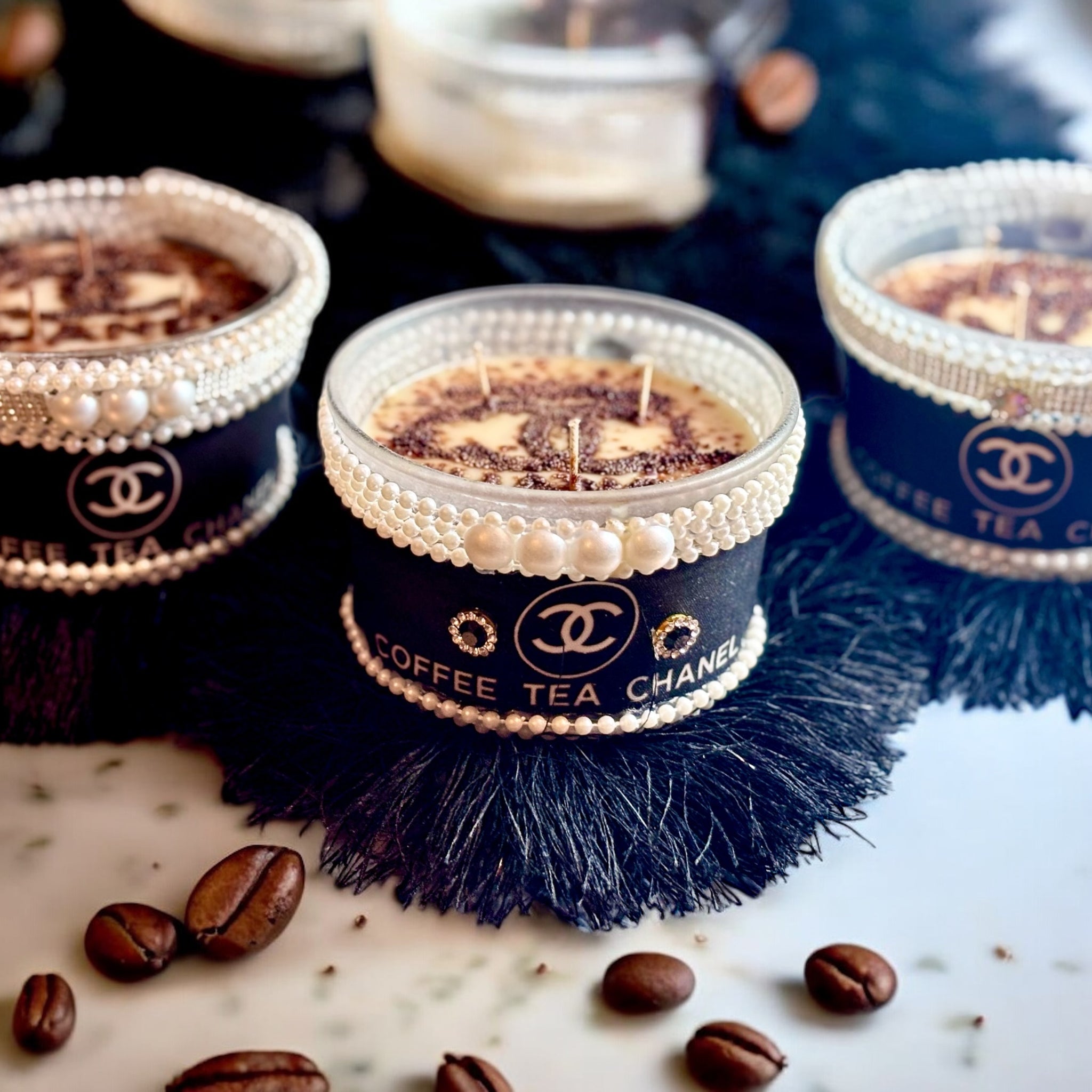 Designer Inspired Custom Coffee Candles