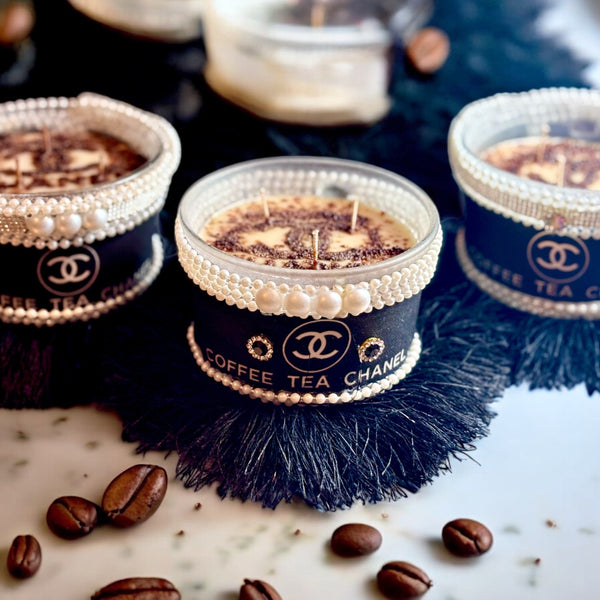 Designer Inspired Custom Coffee Candles