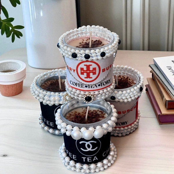 Designer Inspired Custom Coffee Candles