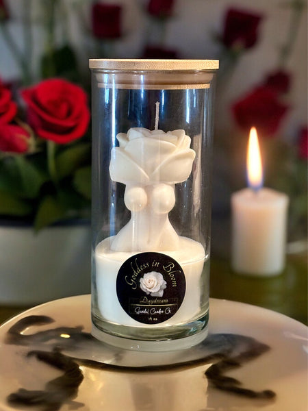 Goddess in Bloom Jar Candle