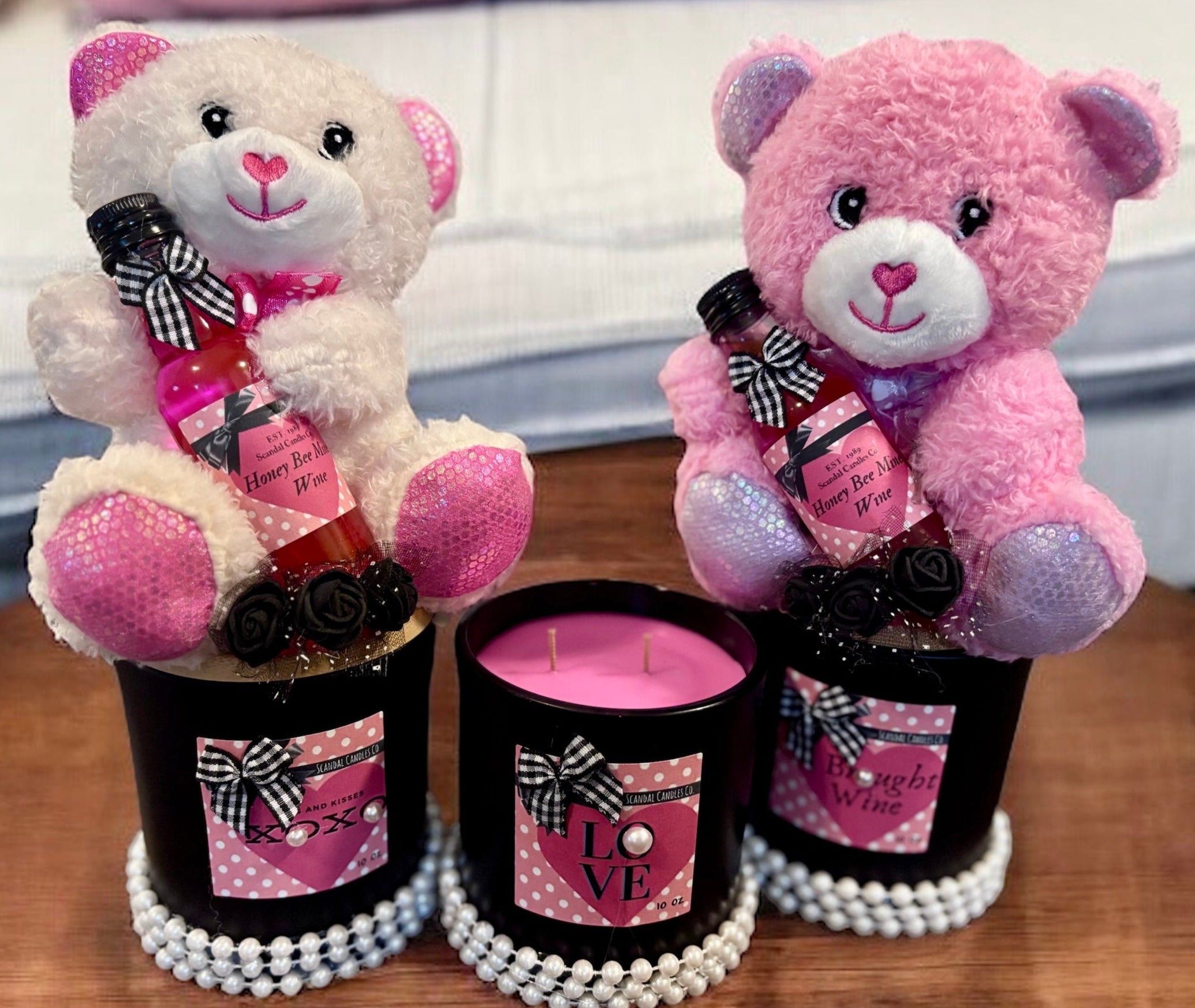 Love Bear Candles