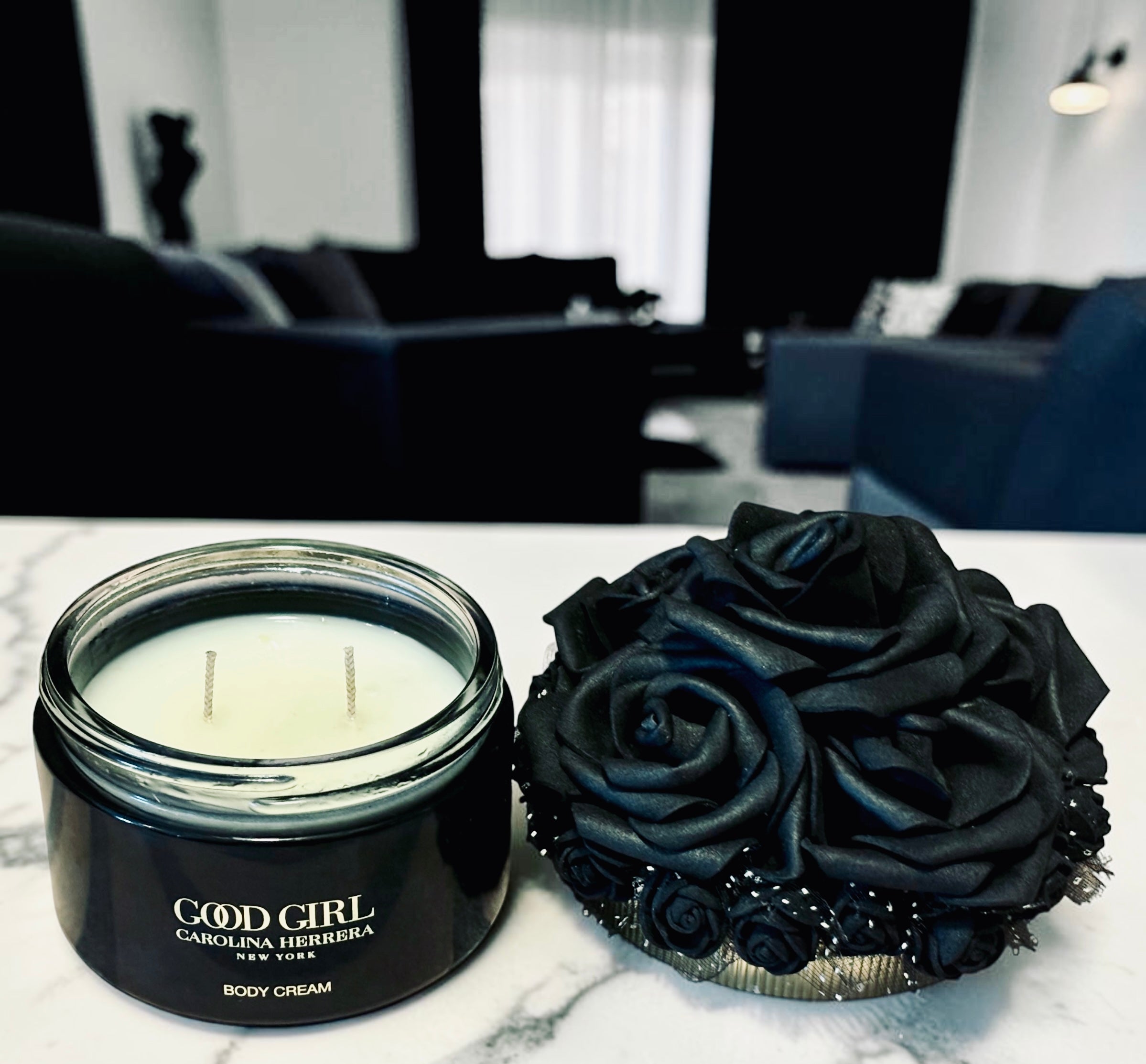 Repurposed "Good Girl" Jar Candle