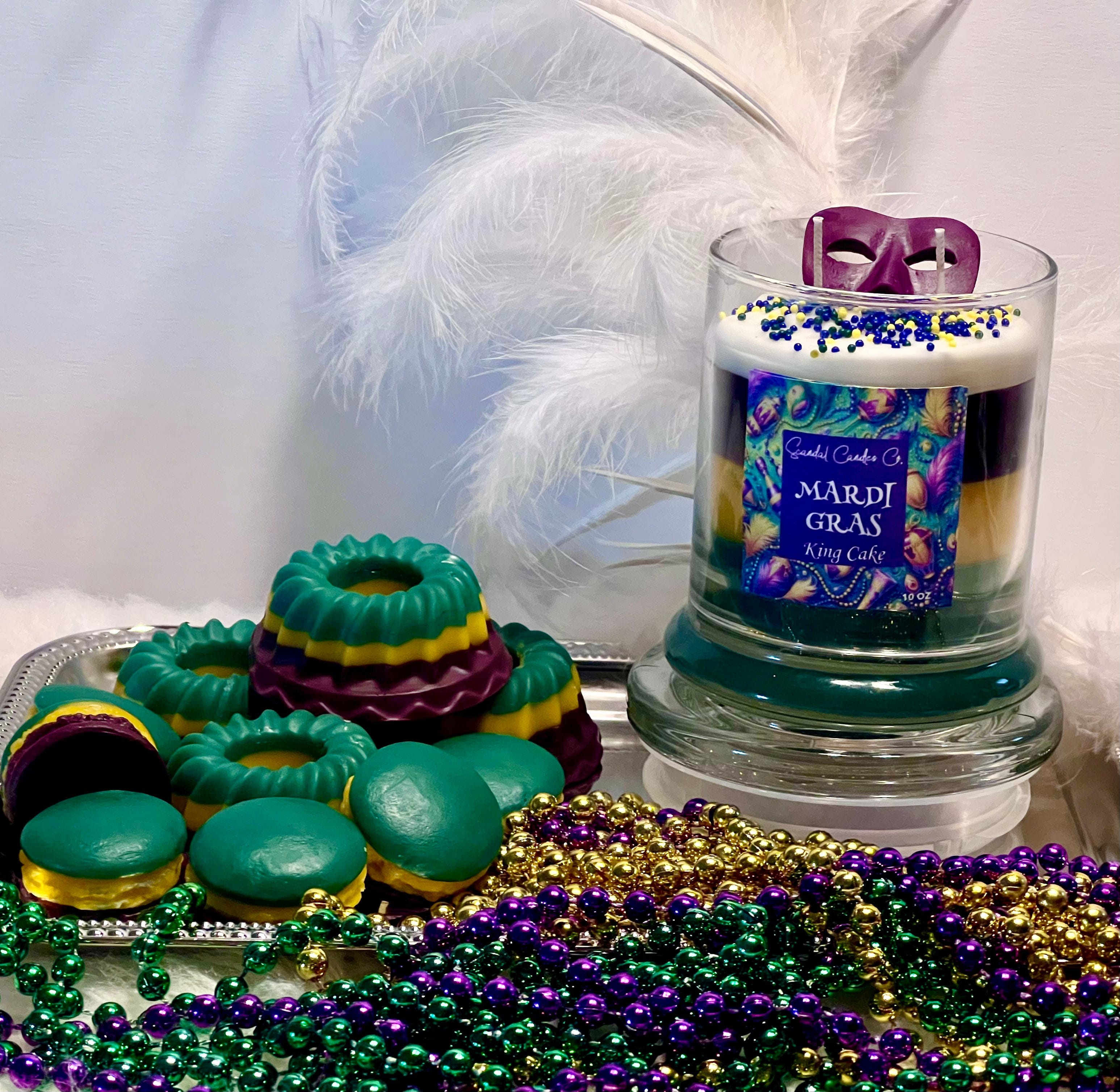 Mardi Gras Candle