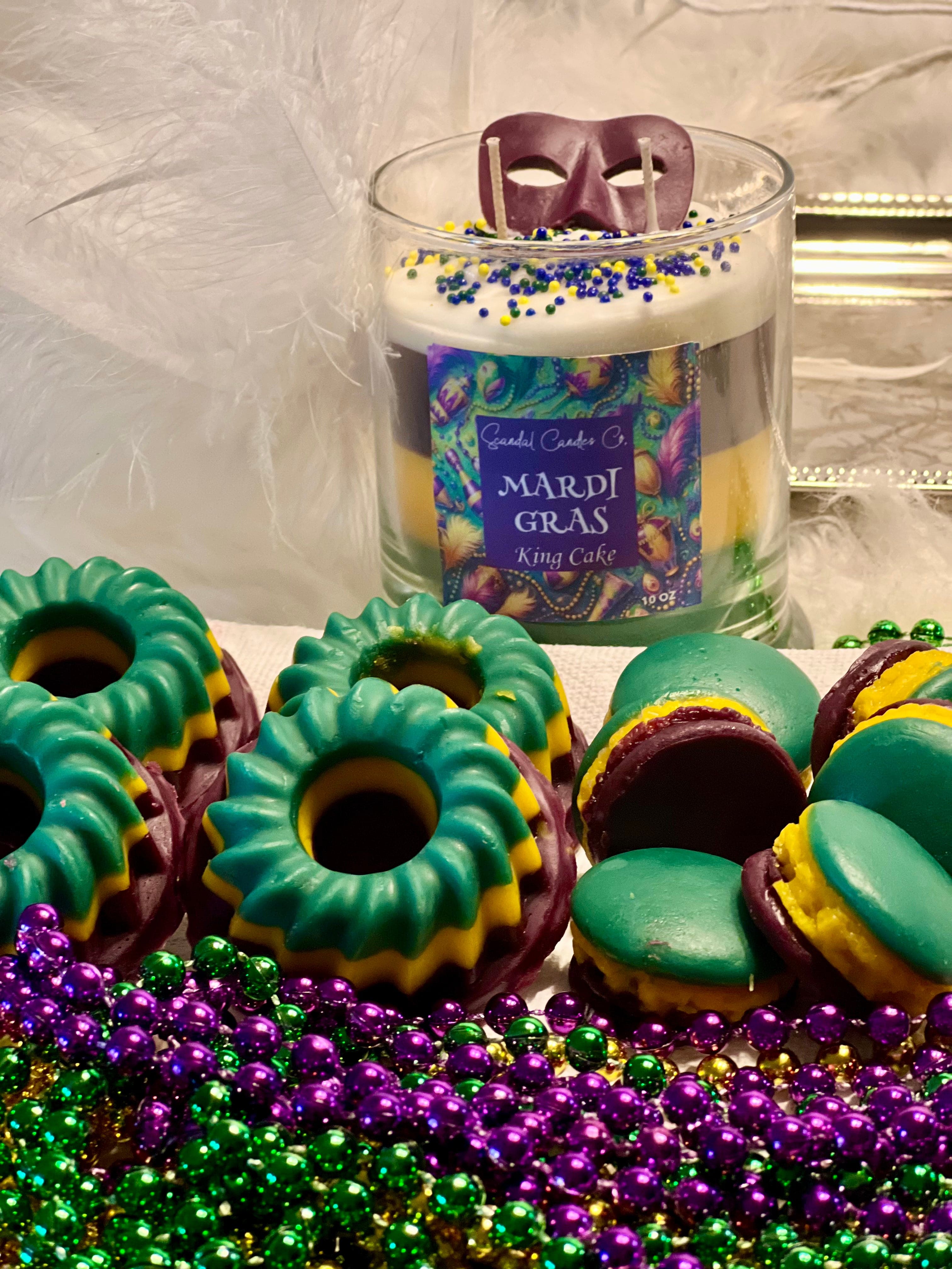 Mardi Gras Candle