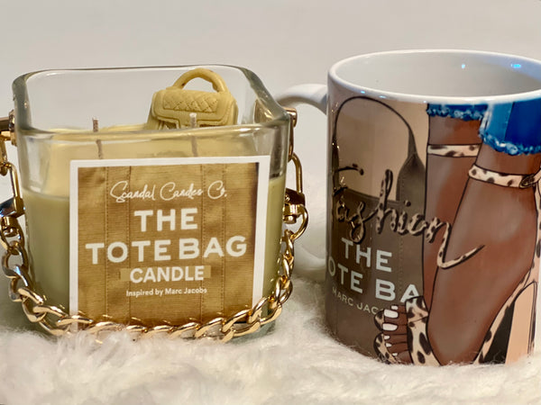 12 oz Designer Inspired Tote Bag Mug