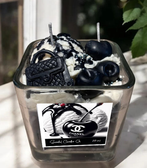 Designer Inspired Ice Cream Candle