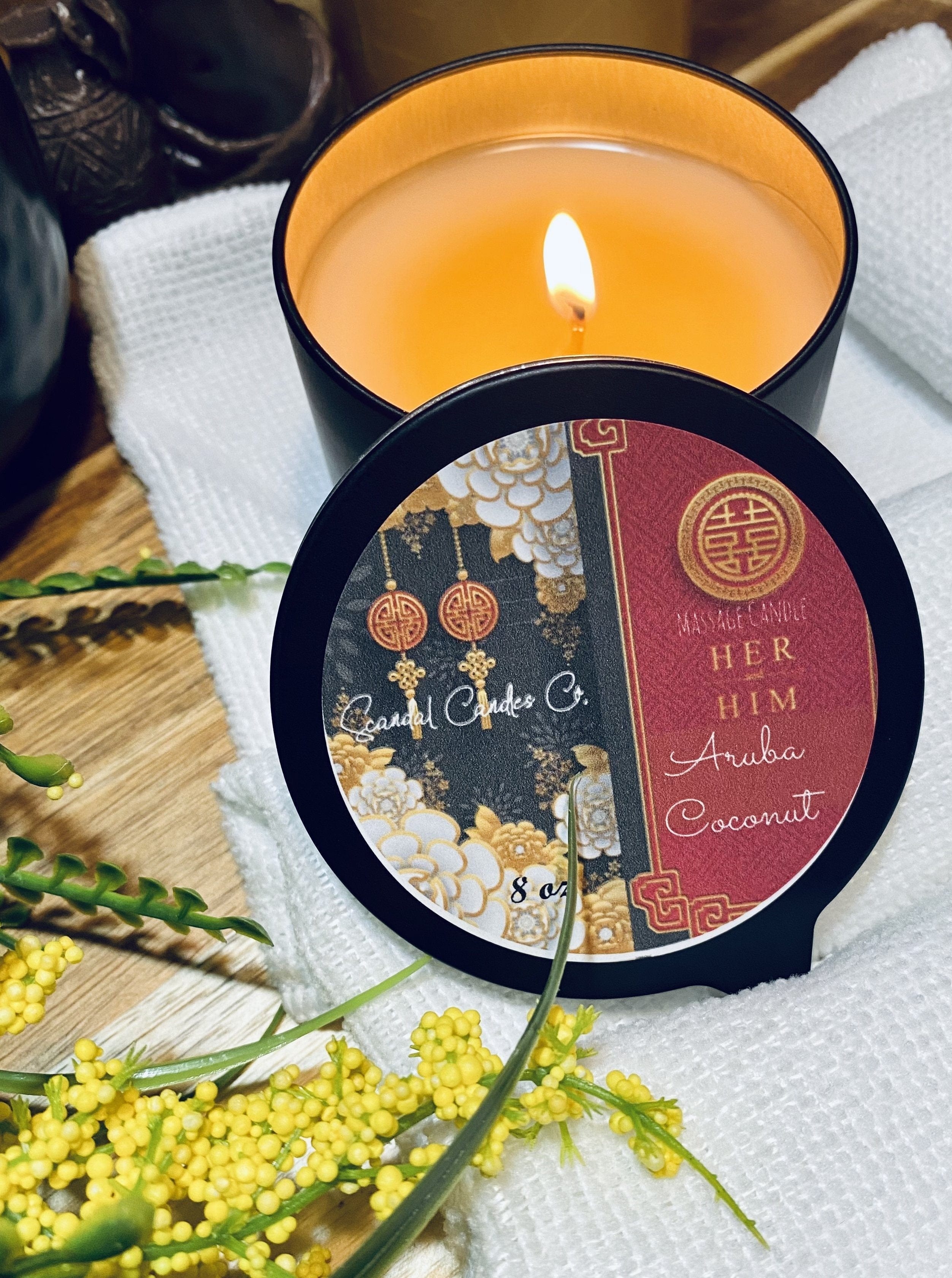 8 oz Scandal Massage Candle - Scandal Candles Co.