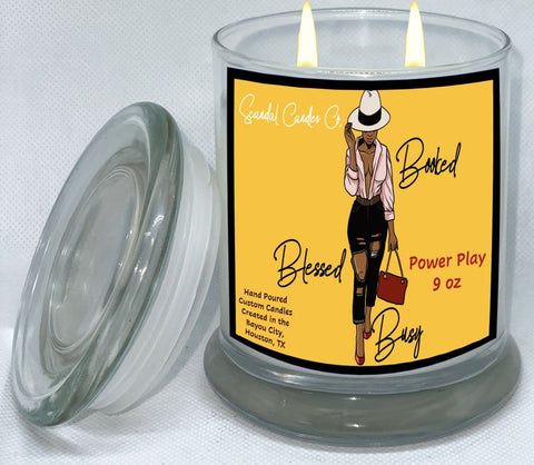 Blessed, Booked & Busy - Scandal Candles Co.