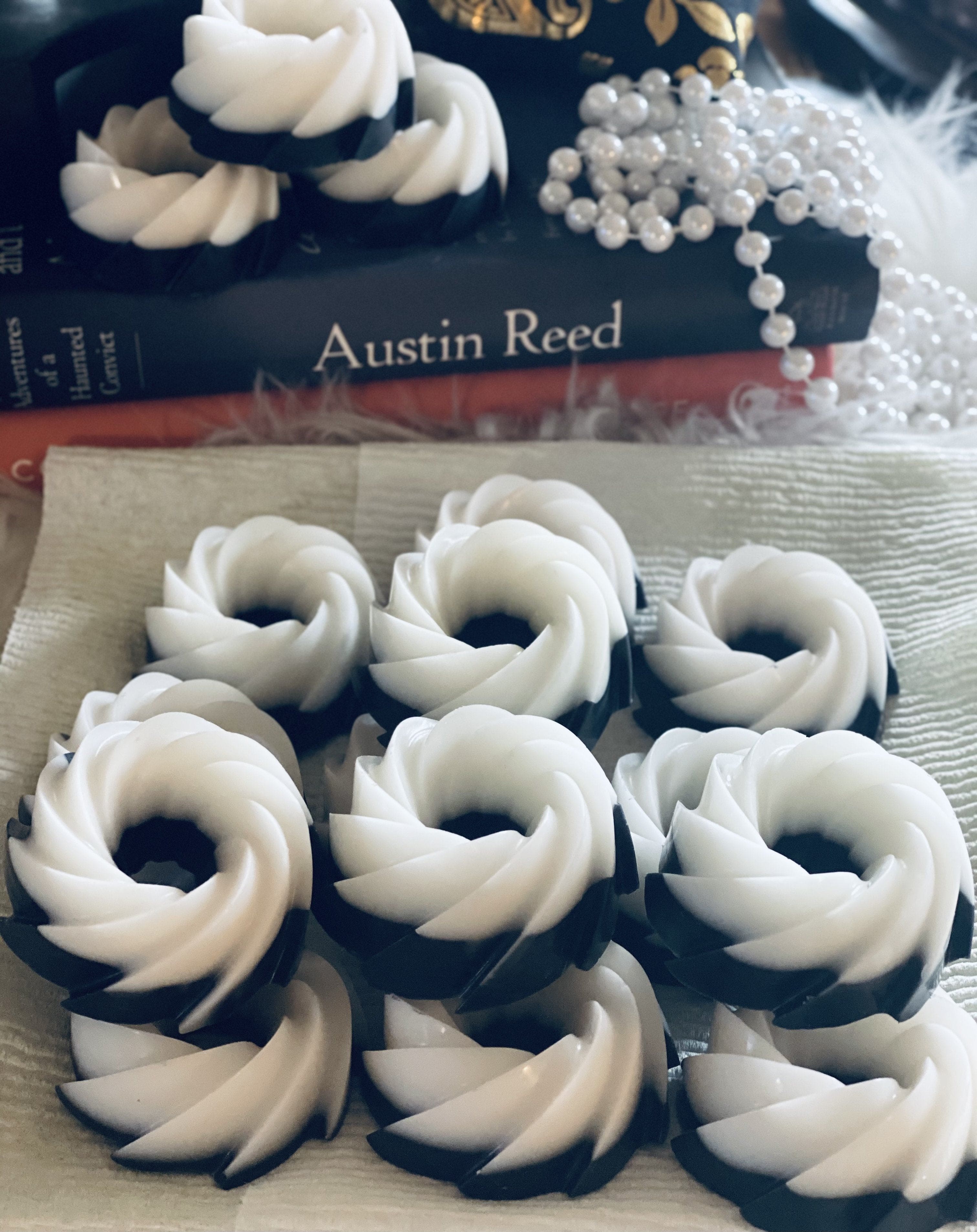 Chanel B&W Mini Bundt Cakes - Scandal Candles Co.
