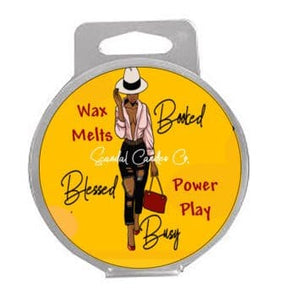 Clam Shell Wax Melts - Blessed, Booked & Busy - Scandal Candles Co.