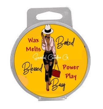 Clam Shell Wax Melts - Blessed, Booked & Busy - Scandal Candles Co.