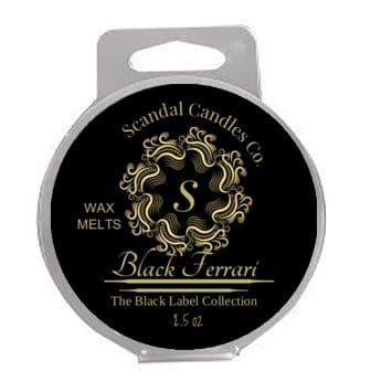 Clamshell Wax Melts - Black Ferrari - Scandal Candles Co.
