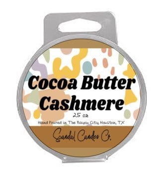 Clamshell Wax Melts - Cocoa Butter Cashmere - Scandal Candles Co.