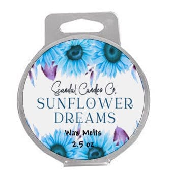 Clamshell Wax Melts - Sunflower Dreams - Scandal Candles Co.