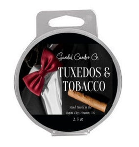 Clamshell Wax Melts - Tuxedos & Tobacco - Scandal Candles Co.