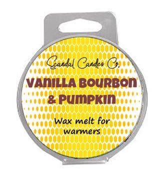 Clamshell Wax Melts - Vanilla Bourbon and Pumpkin - Scandal Candles Co.