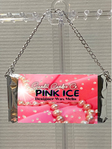 Designer Wax Melt Clutch/Purse - Pink Ice - Scandal Candles Co.