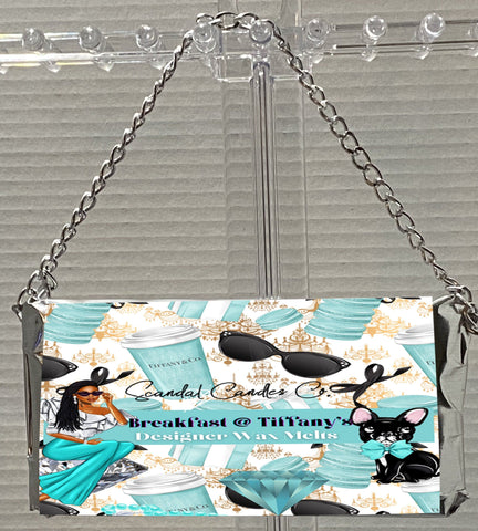 Designer Wax Melt Clutch/Purse - Tiffany #2 - Scandal Candles Co.