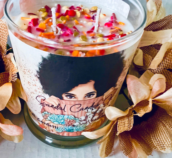 Fall Confetti Candle - Light - Scandal Candles Co.