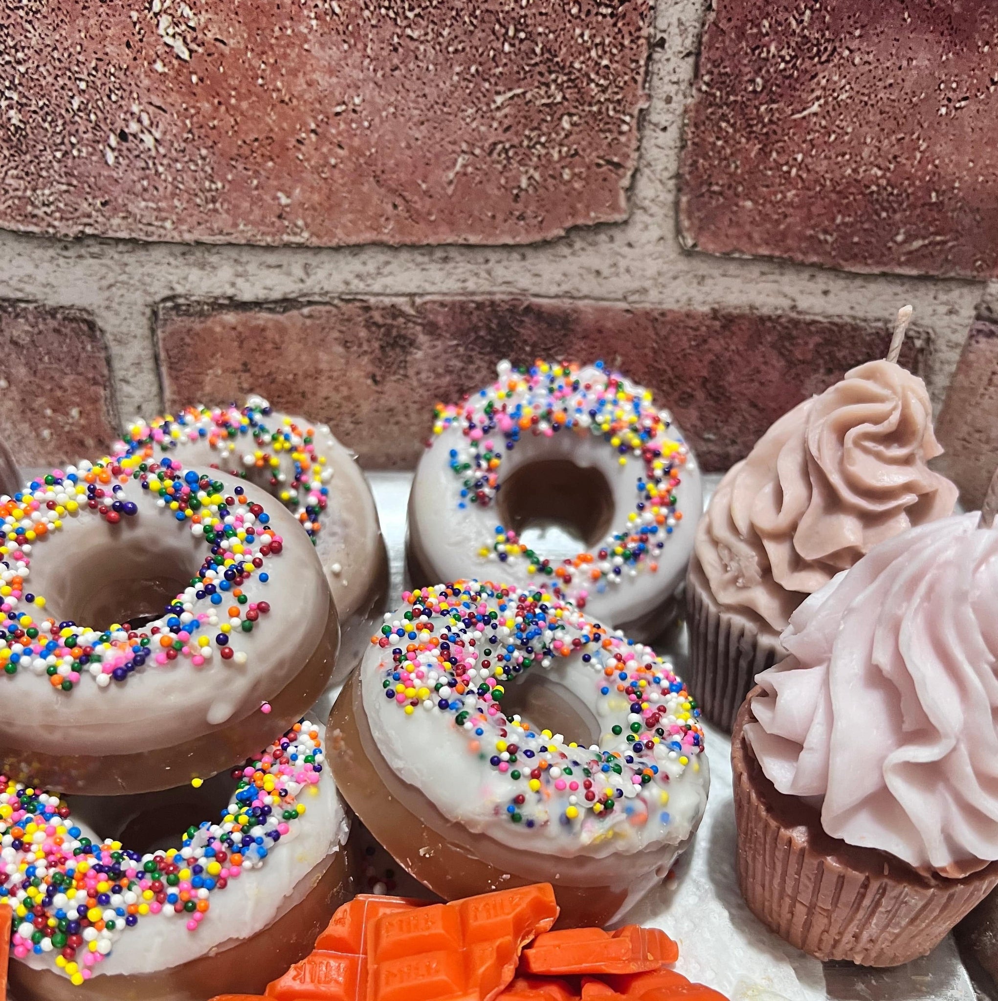 Glazed Sprinkle Doughnuts - Scandal Candles Co.