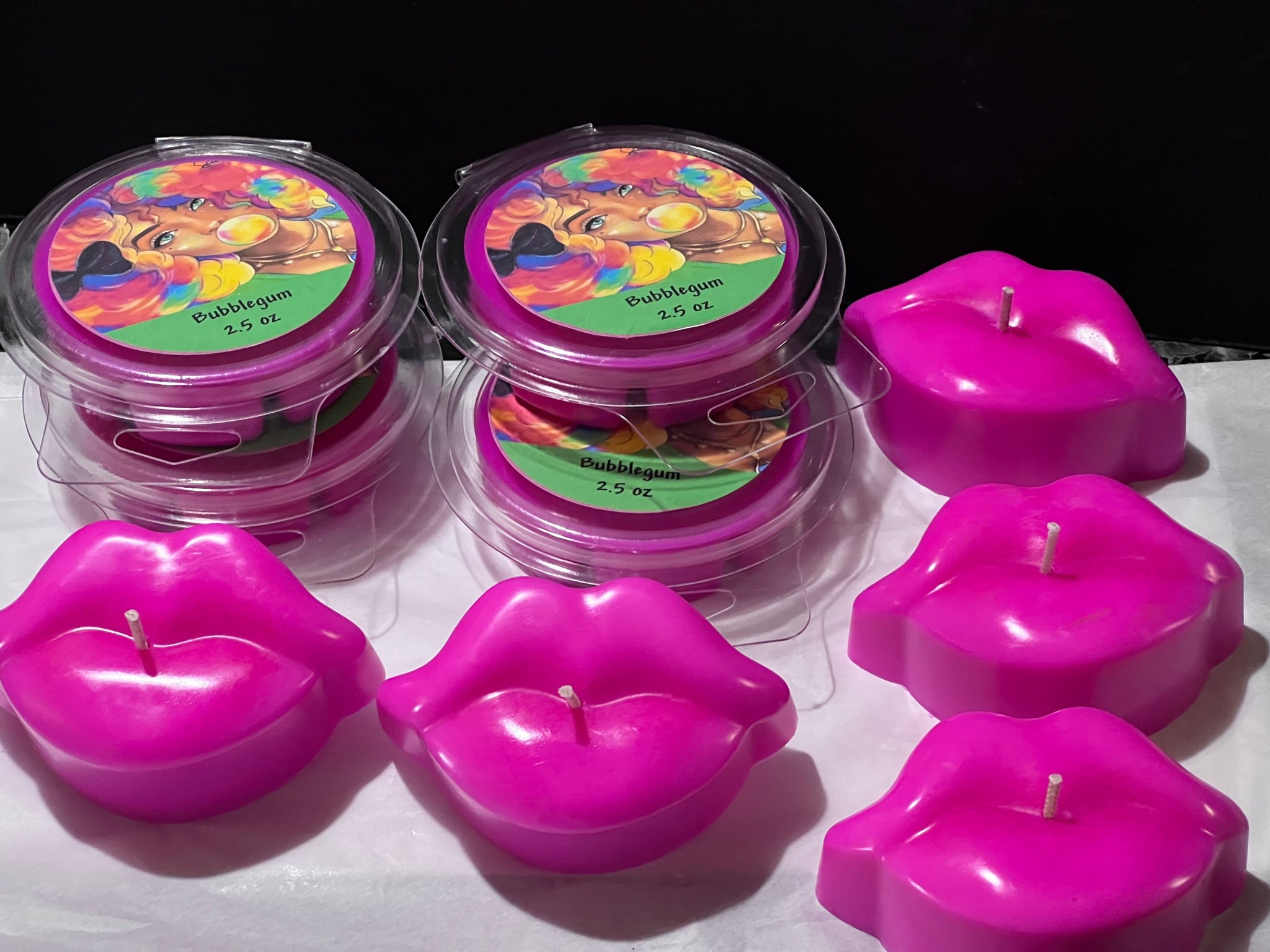 Mini lip candles or wax melts (Set of 3) - Scandal Candles Co.