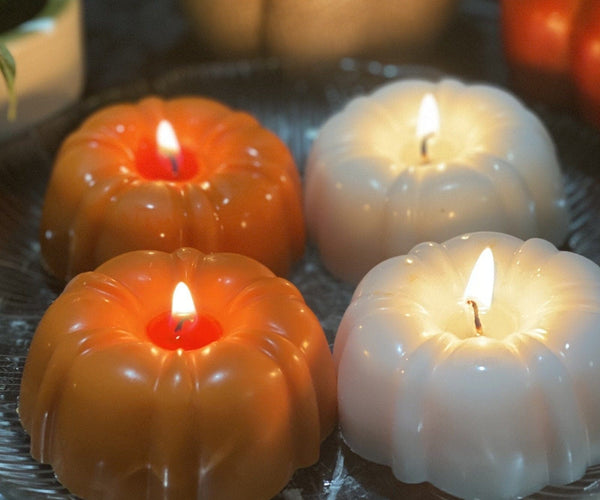 Mini Pumpkin Votive Candles - Scandal Candles Co.