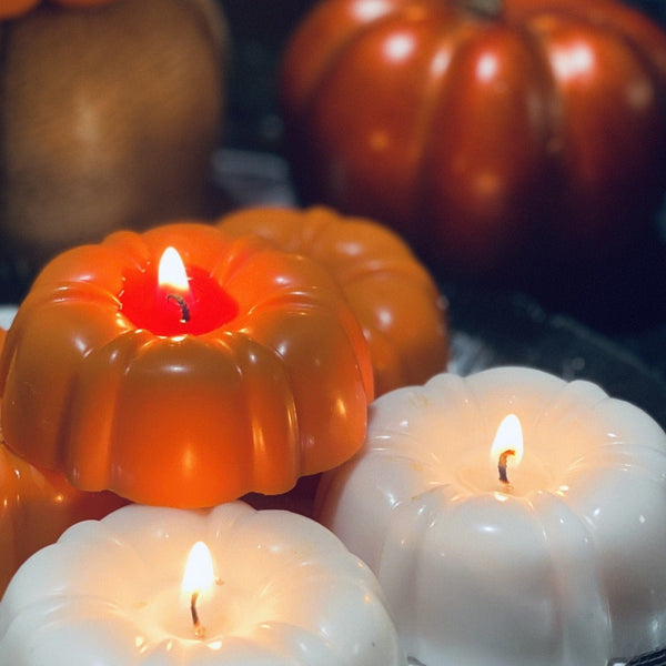 Mini Pumpkin Votive Candles - Scandal Candles Co.